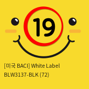 [미국 BACI] White Label BLW3137-BLK (72)