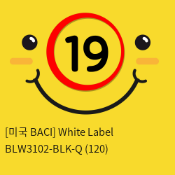 [미국 BACI] White Label  BLW3102-BLK-Q (120)