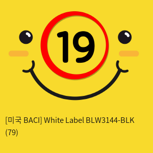 [미국 BACI] White Label BLW3144-BLK (79)