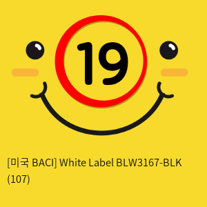 [미국 BACI] White Label BLW3167-BLK (107)