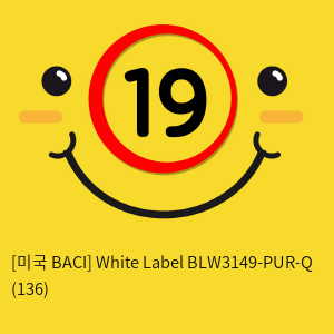 [미국 BACI] White Label BLW3149-PUR-Q (136)